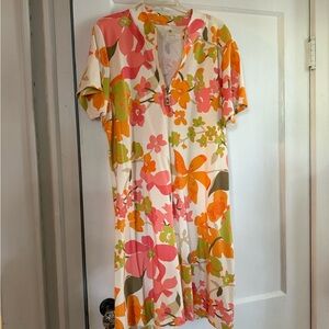 Spartina 449 Floral Burst Midi Dress